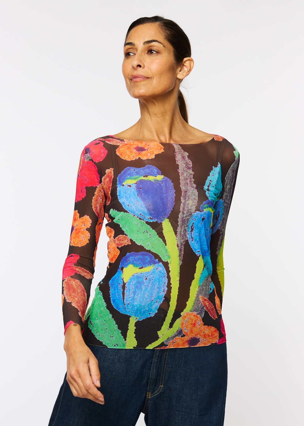 Petal Pop - NudiTee Sheer Top