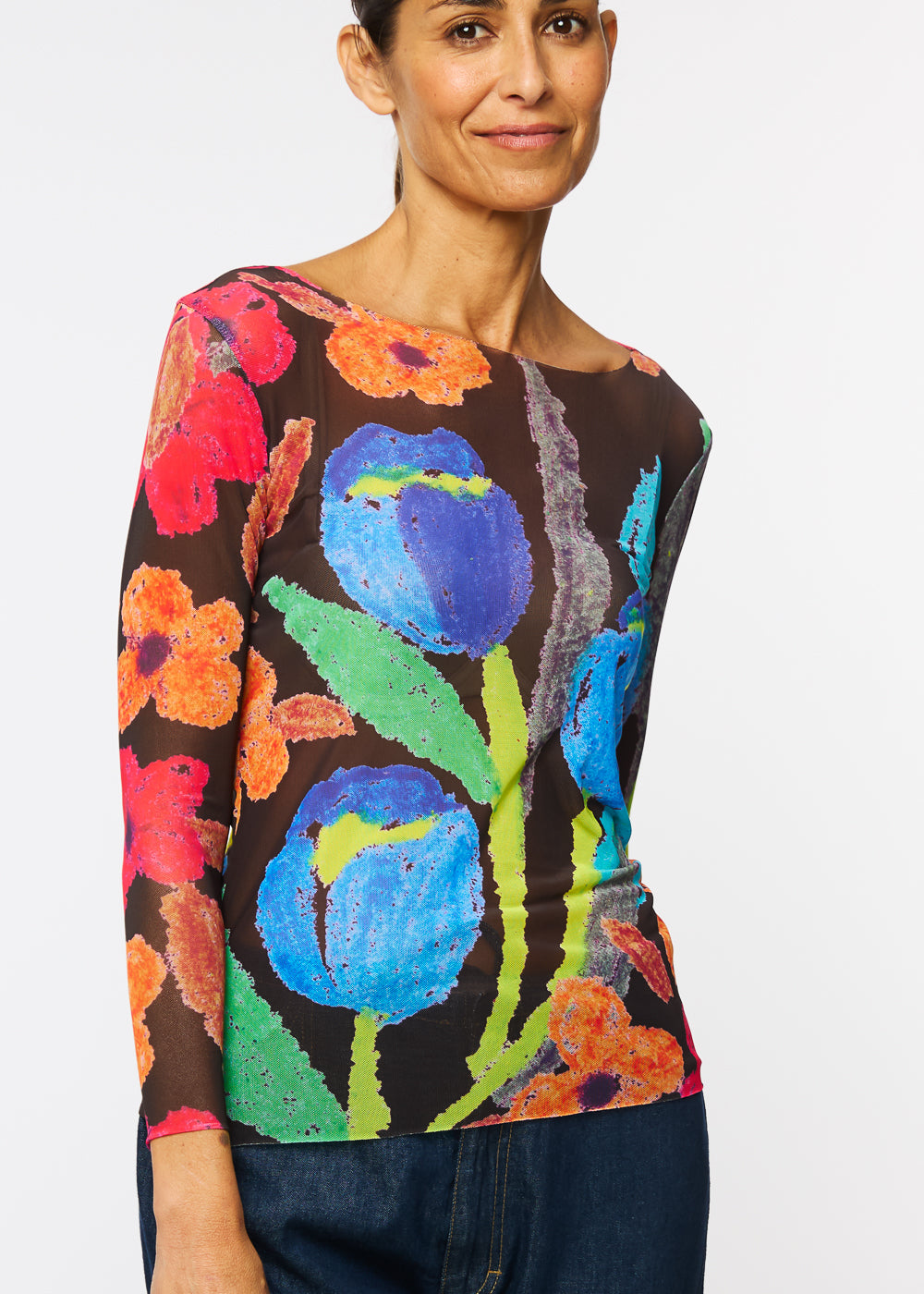 Petal Pop - NudiTee Sheer Top