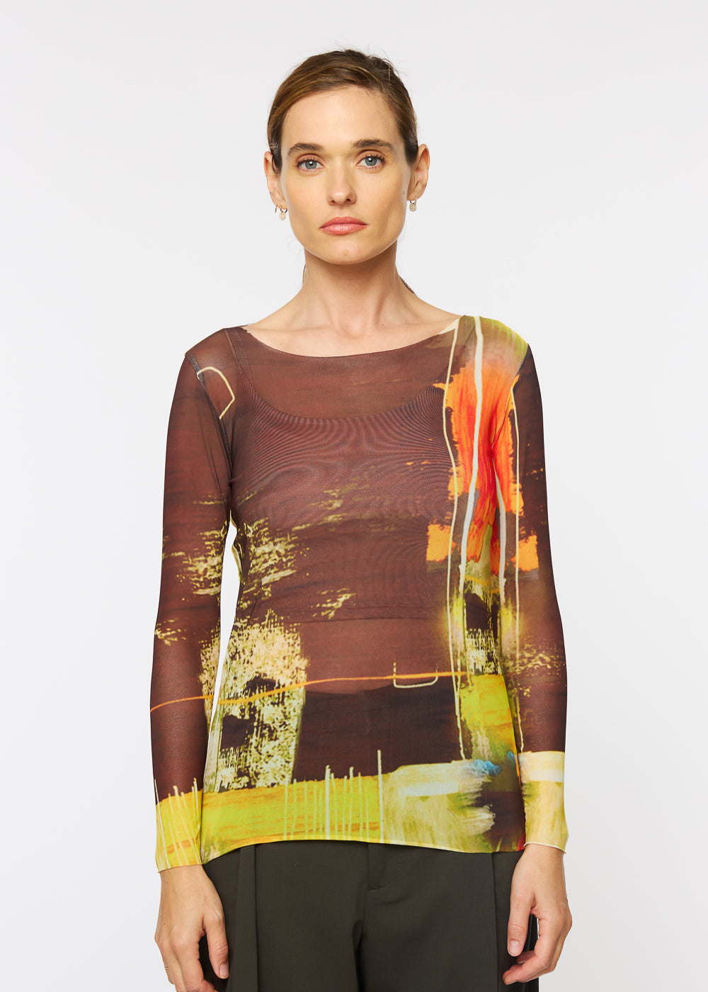Solar Rust - NudiTee Sheer Top