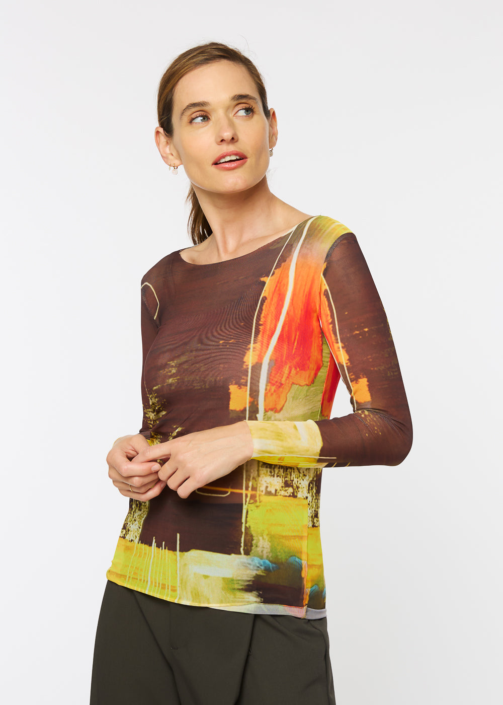 Solar Rust - NudiTee Sheer Top
