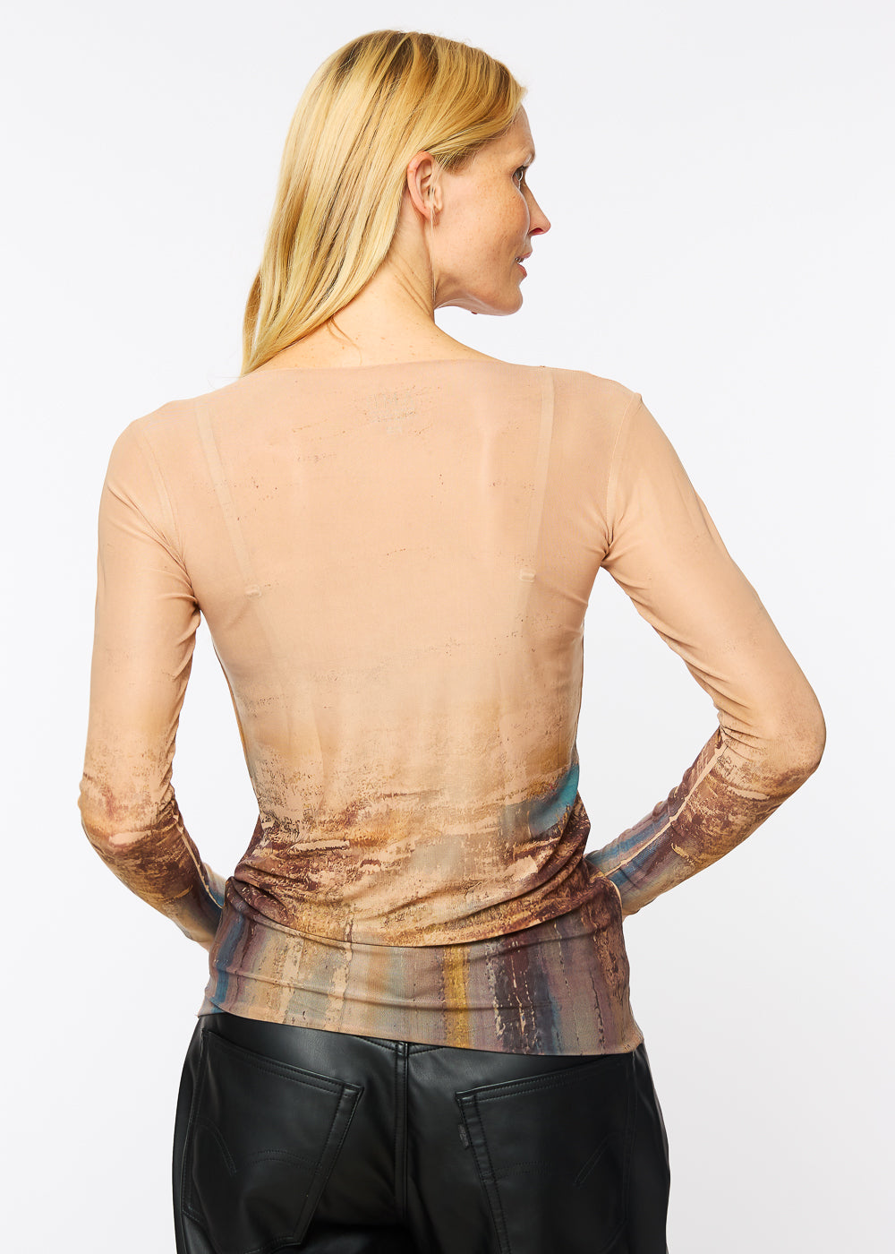 Nudi Ink Mesh Top