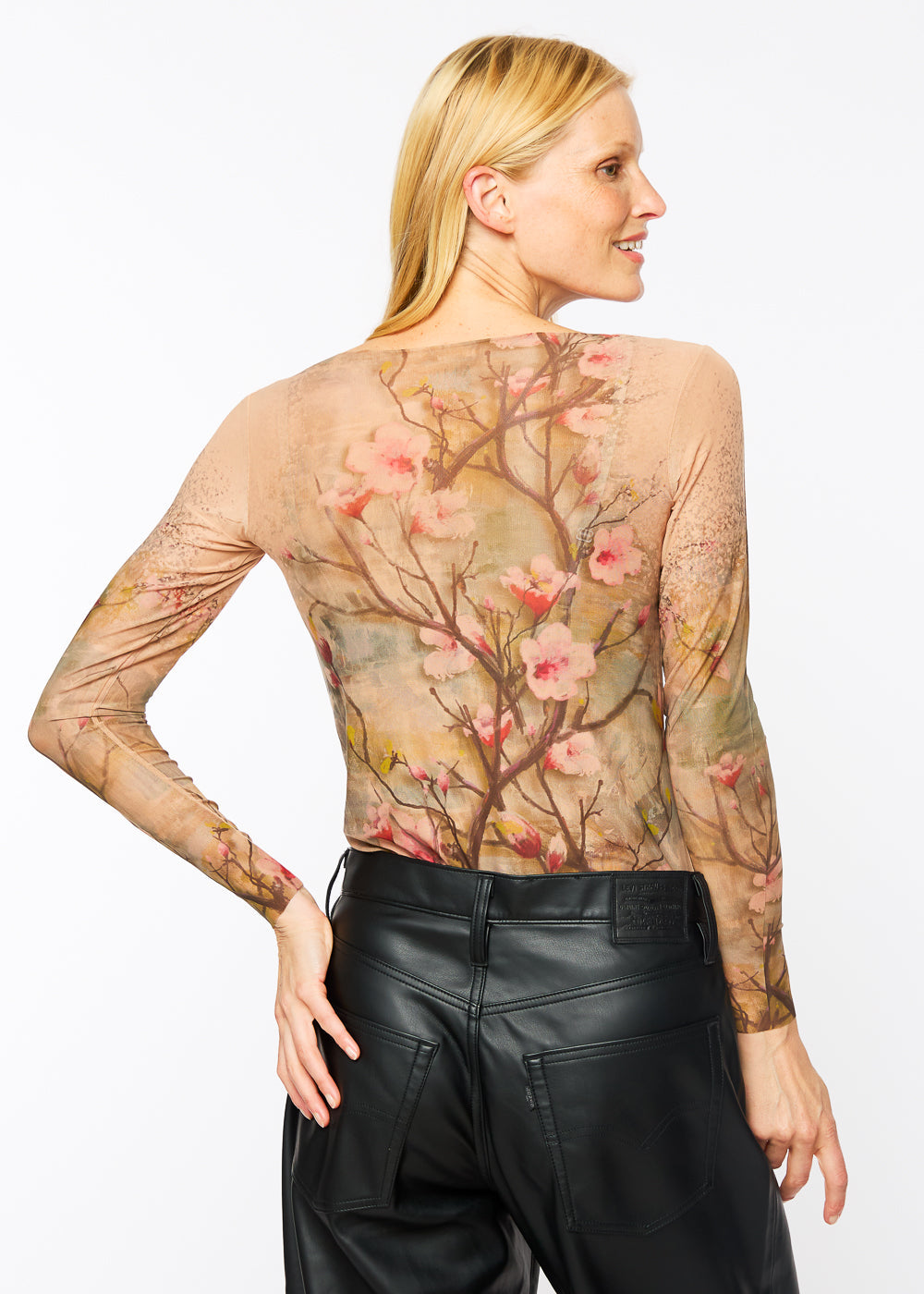 Nudi Ink Mesh Top