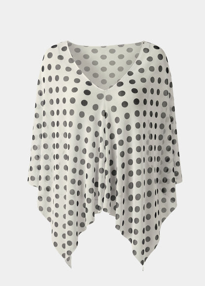Mila Ponshawl in Polka Dot on Off-White