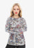 Paisley Second Skin Raw Edge Top - In Stock