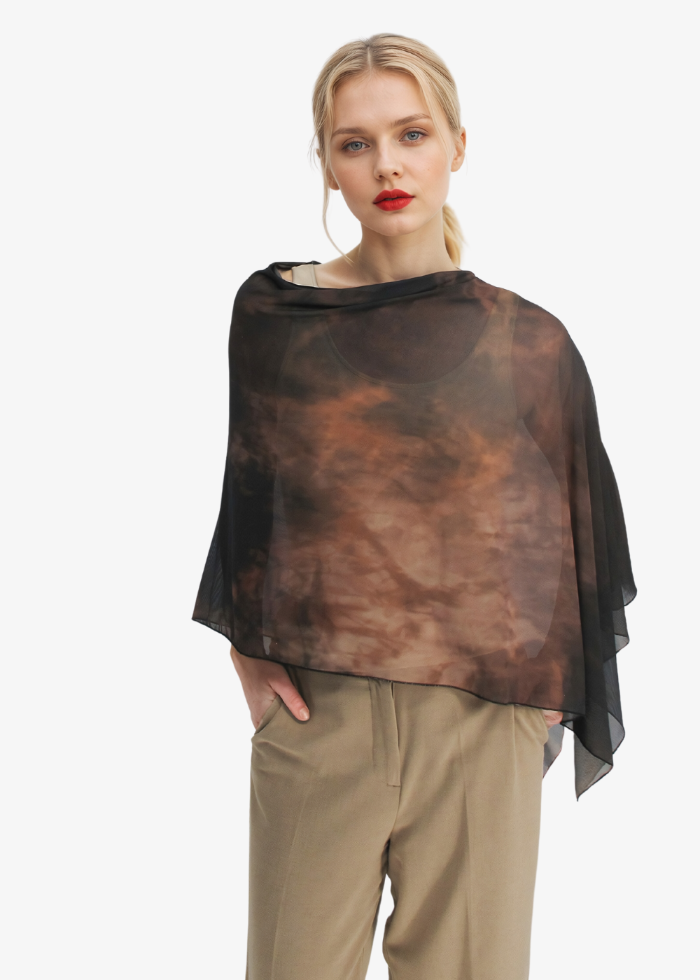 Mila Ponshawl in Velvet Dye Earth - In Stock