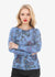 Paisley Second Skin Raw Edge Top