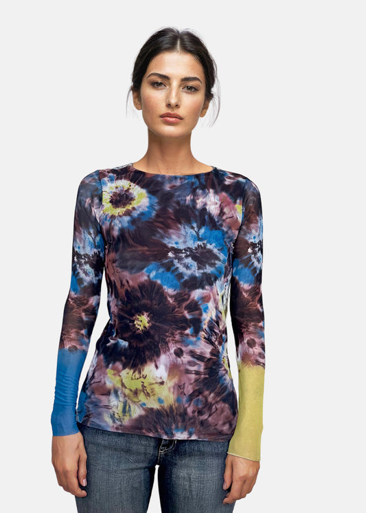 Mystic Dye - Florence Double Sheer Top - In Stock