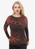 Tortoiseshell Second Skin Raw Edge Top - In Stock