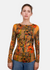 Be Happy Second Skin Raw Edge Top - In Stock