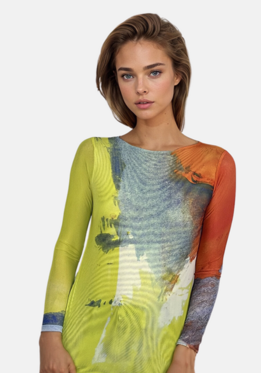 Sunny Day - Florence Double Sheer Top - In Stock