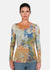 Ethereal Second Skin Raw Edge Top - In Stock