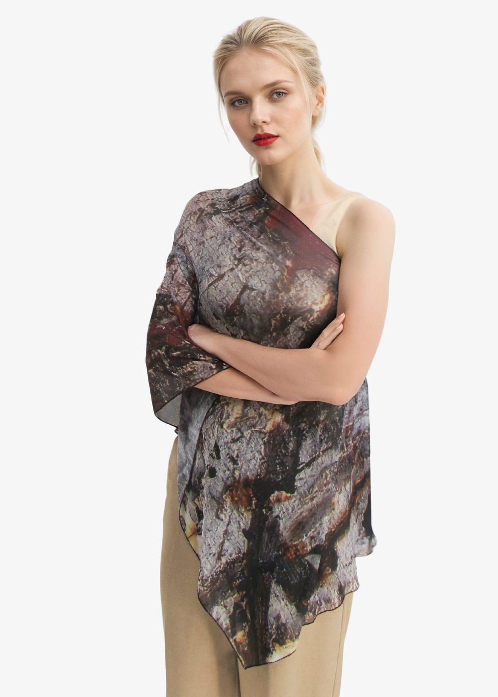 Mila Ponshawl in Plum Alloy - In Stock