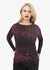 Tortoiseshell Second Skin Raw Edge Top - In Stock