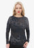 Tortoiseshell Second Skin Raw Edge Top - In Stock