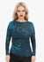 Tortoiseshell Second Skin Raw Edge Top - In Stock