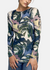 Jungle Camo Second Skin Raw Edge Top - In Stock