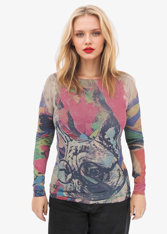 Best Friend Second Skin Raw Edge Top - In Stock