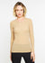 Solid Crew Neck Second Skin Top
