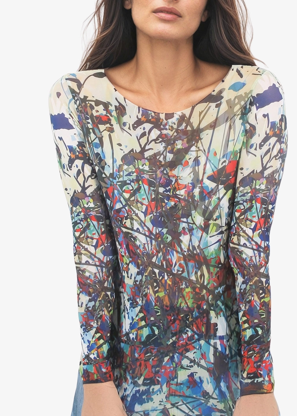 Bits & Pieces - NudiTee Sheer Top - In Stock