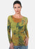 Ethereal Second Skin Raw Edge Top - In Stock