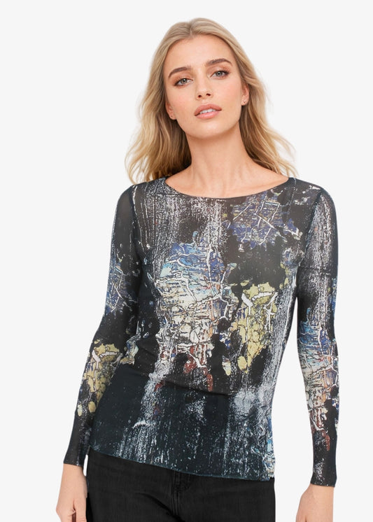 Nebula - NudiTee Sheer Top - In Stock