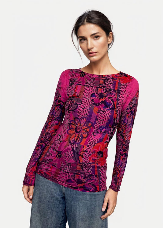 Be Happy Second Skin Raw Edge Top - In Stock