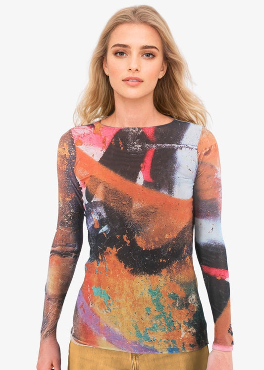 Rebel - Florence Double Sheer Top - In Stock