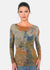 Ethereal Second Skin Raw Edge Top - In Stock