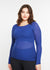 Solid Raw Edge Second Skin Top