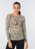 Line Faces Raw Edge Second Skin Top