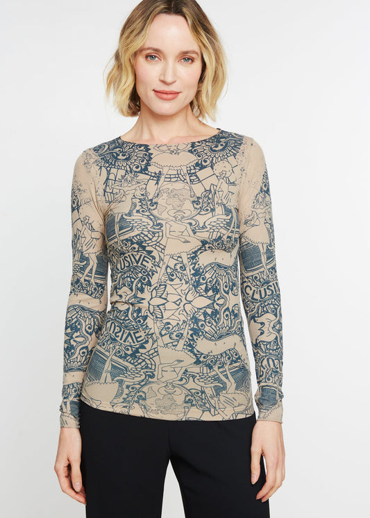 Tatouage Second Skin Raw Edge Top - In Stock