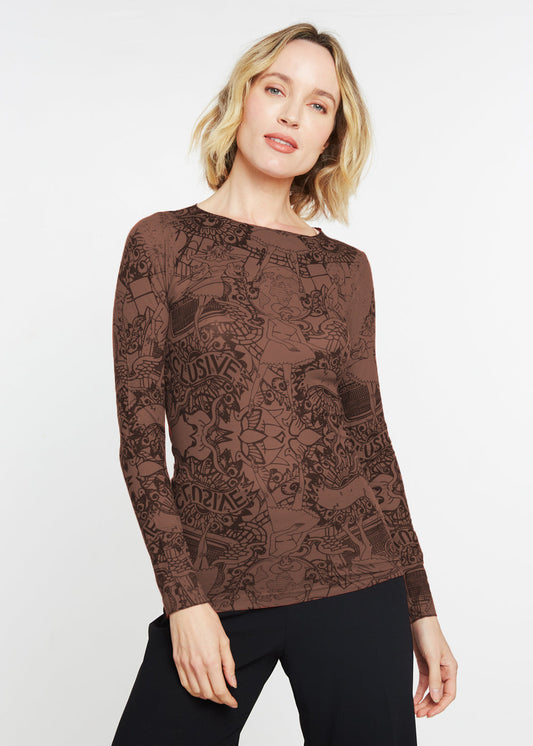 Tatouage Second Skin Raw Edge Top - In Stock