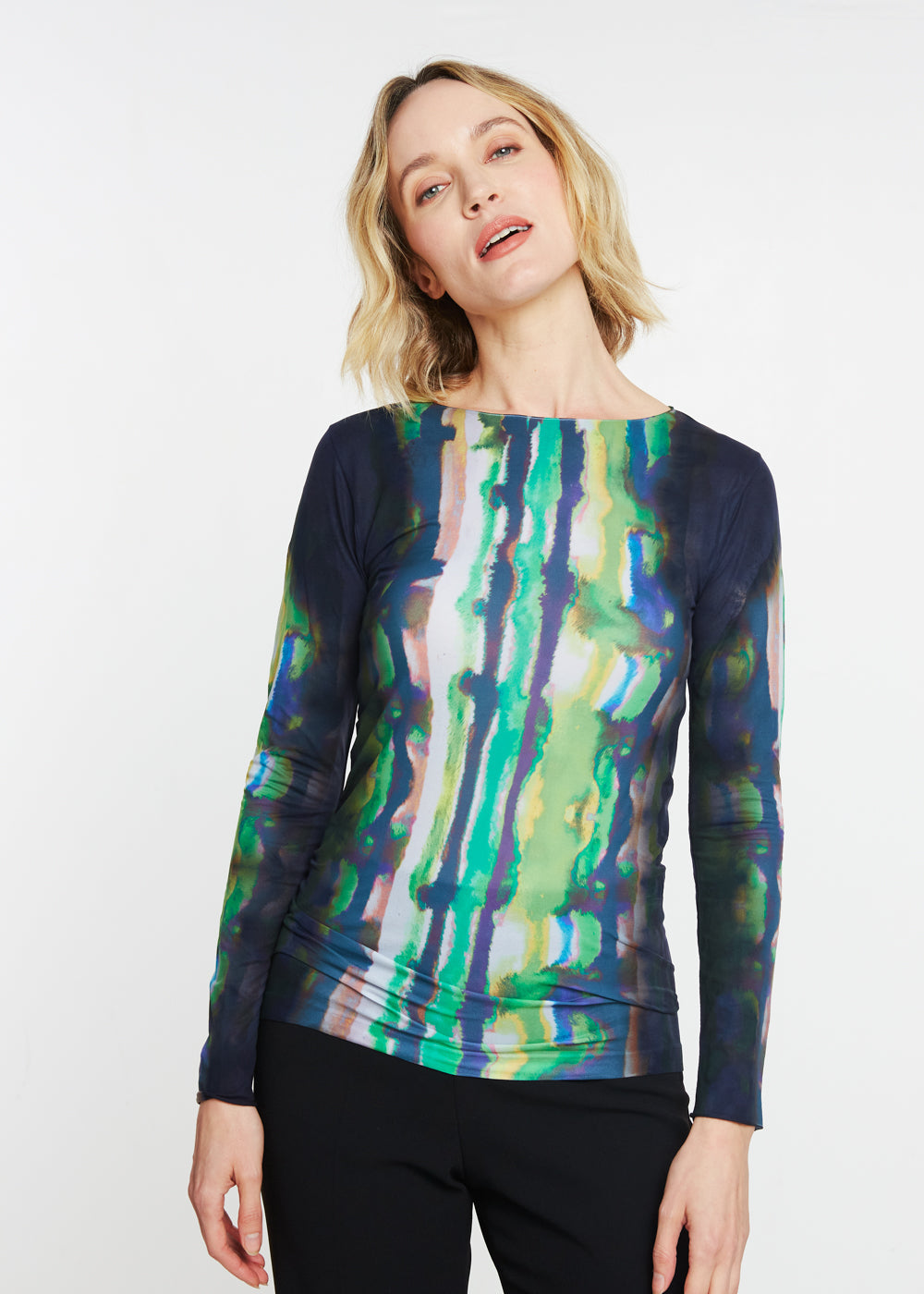 Celebration Second Skin Raw Edge Top - In Stock