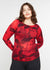 Foliage Second Skin Raw Edge Top - In Stock