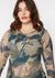 Foliage Second Skin Raw Edge Top