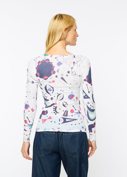 Miro Second Skin Raw Edge Top