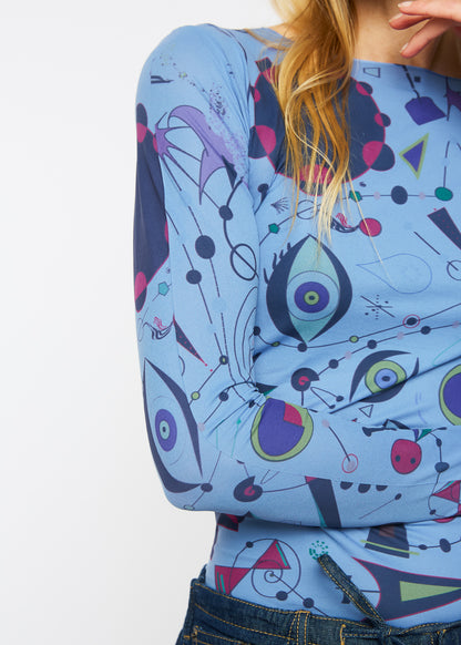 Miro Second Skin Raw Edge Top