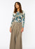 Camo Art Second Skin Raw Edge Top - In Stock
