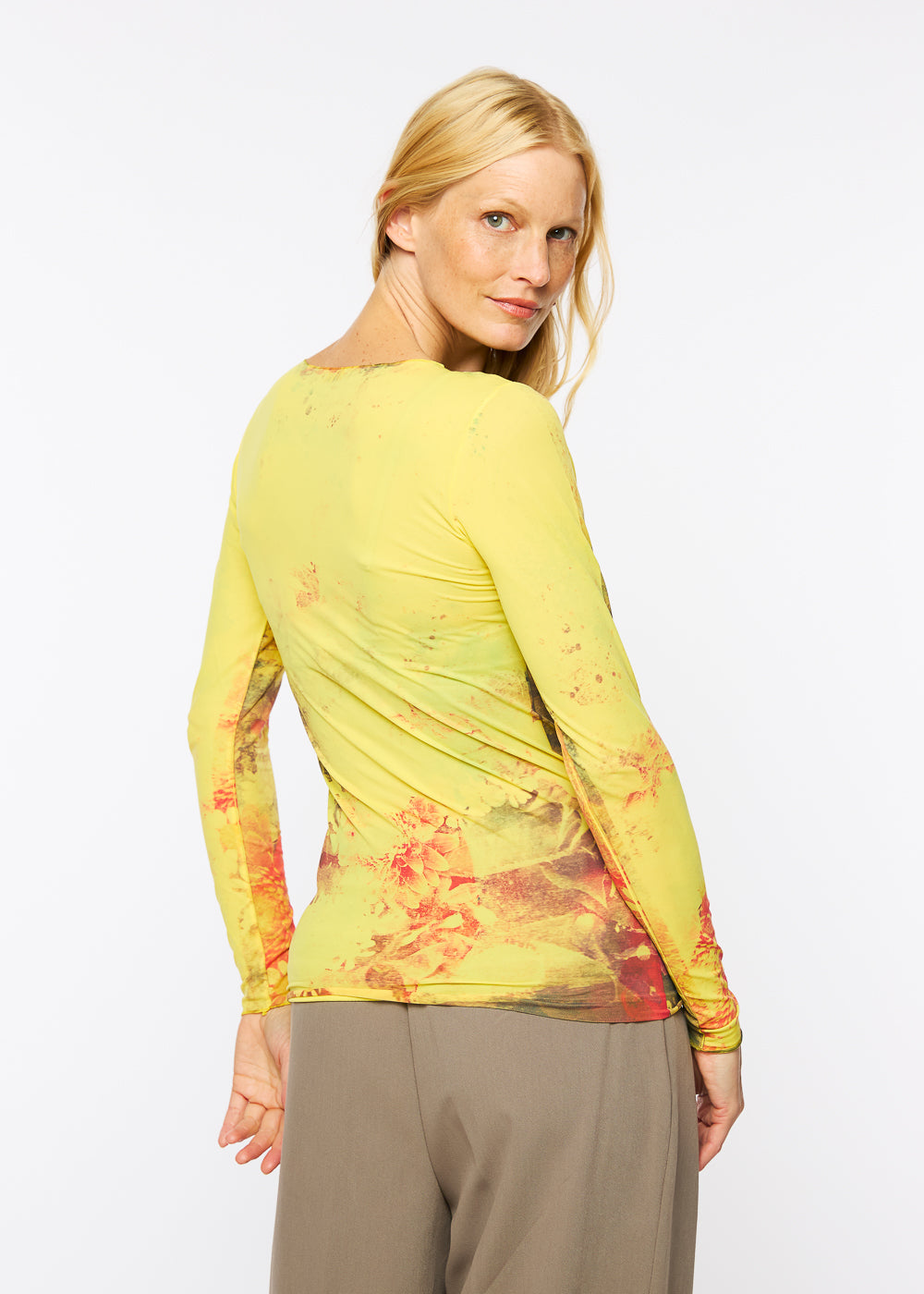 Flower Child Raw Edge Second Skin Top - In Stock