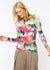 Color Melt Raw Edge Second Skin Top - In Stock