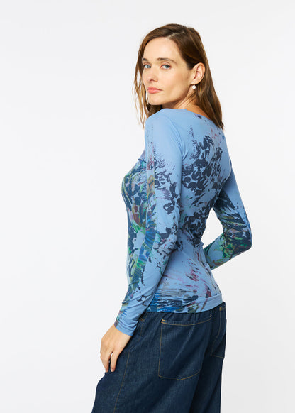Secret Garden Raw Edge Second Skin Top