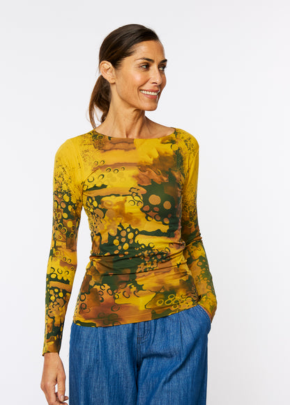 Bubbly Raw Edge Second Skin Top