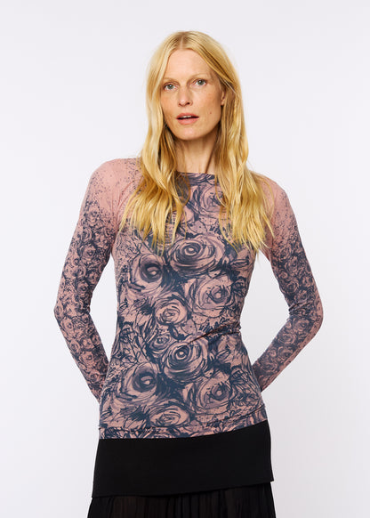 Moody Rose Raw Edge Second Skin Top