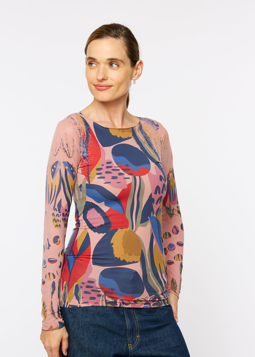 Dreamer Raw Edge Second Skin Top