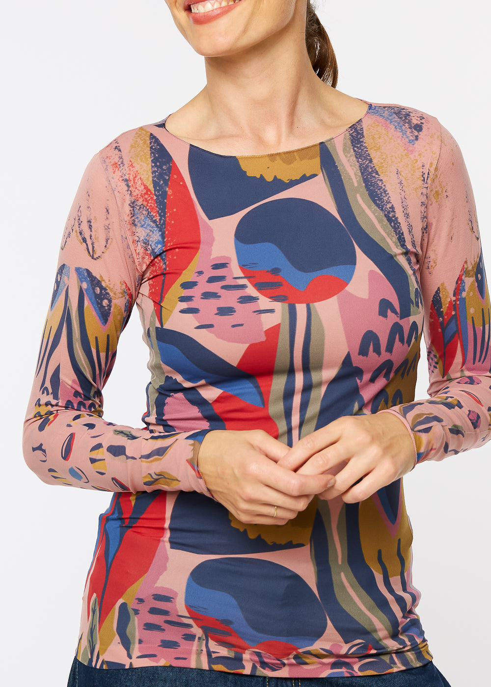 Dreamer Raw Edge Second Skin Top