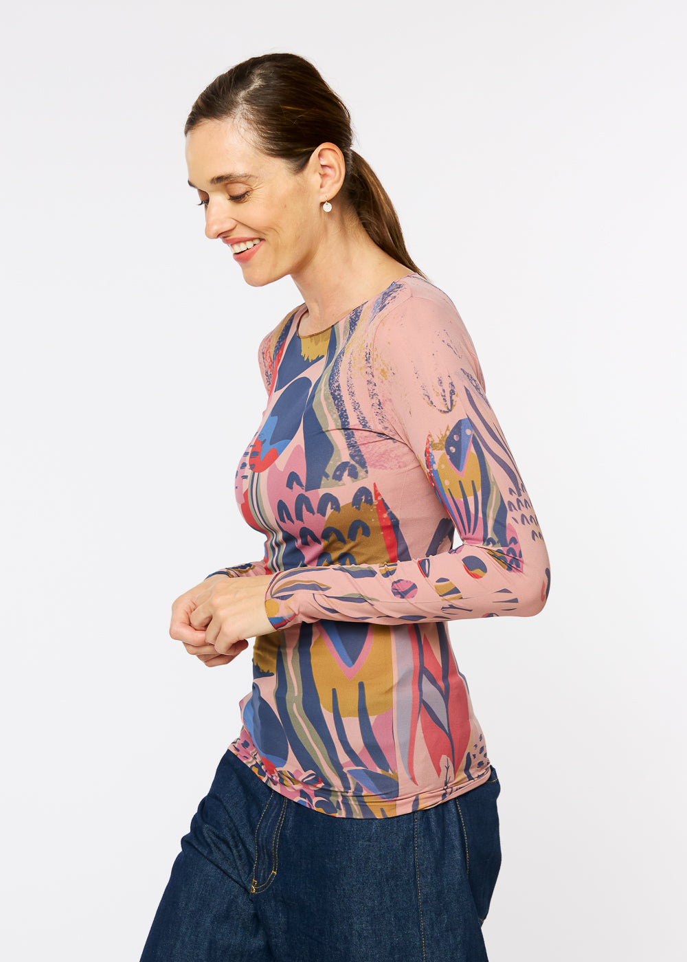 Dreamer Raw Edge Second Skin Top