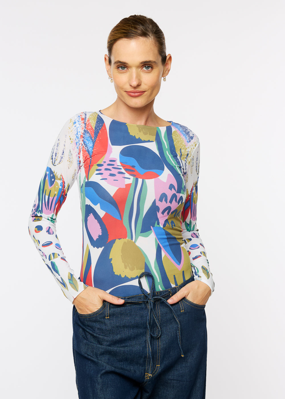 Dreamer Raw Edge Second Skin Top