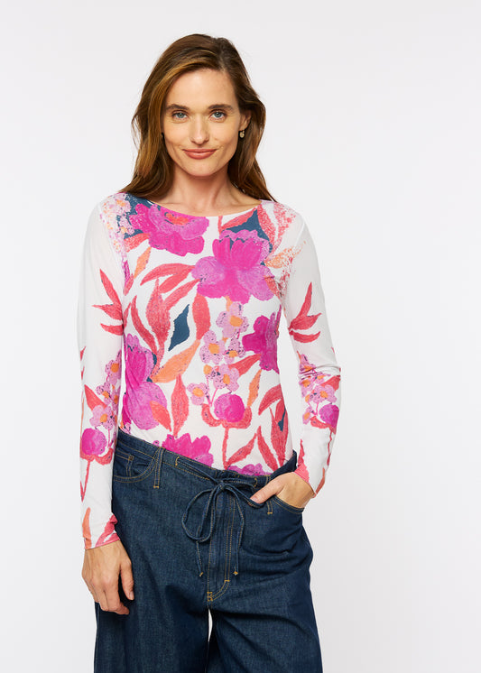 Azalea Raw Edge Second Skin Top