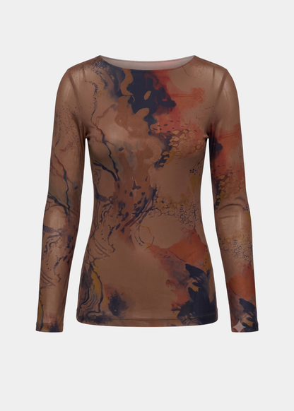 Renaissance Raw Edge Second Skin Top