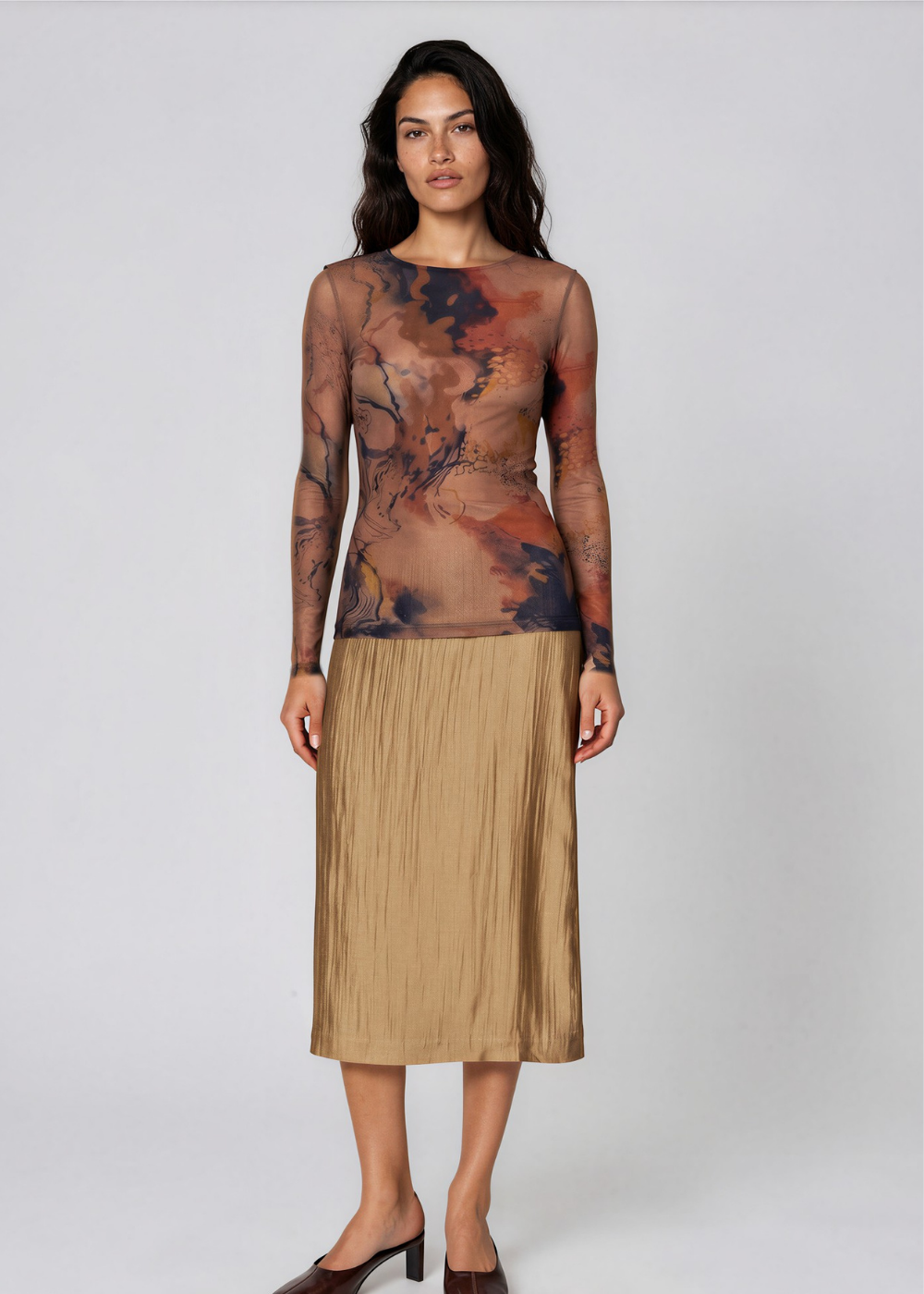 Renaissance Raw Edge Second Skin Top